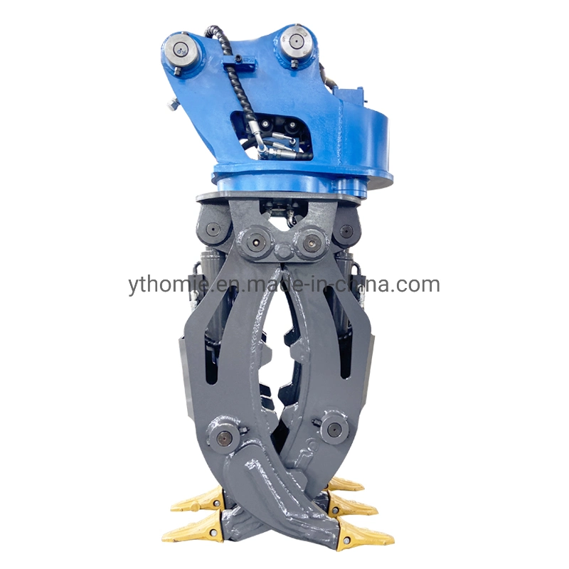 Hydraulic Grabber Rotating Grapple for Rocks and Wood